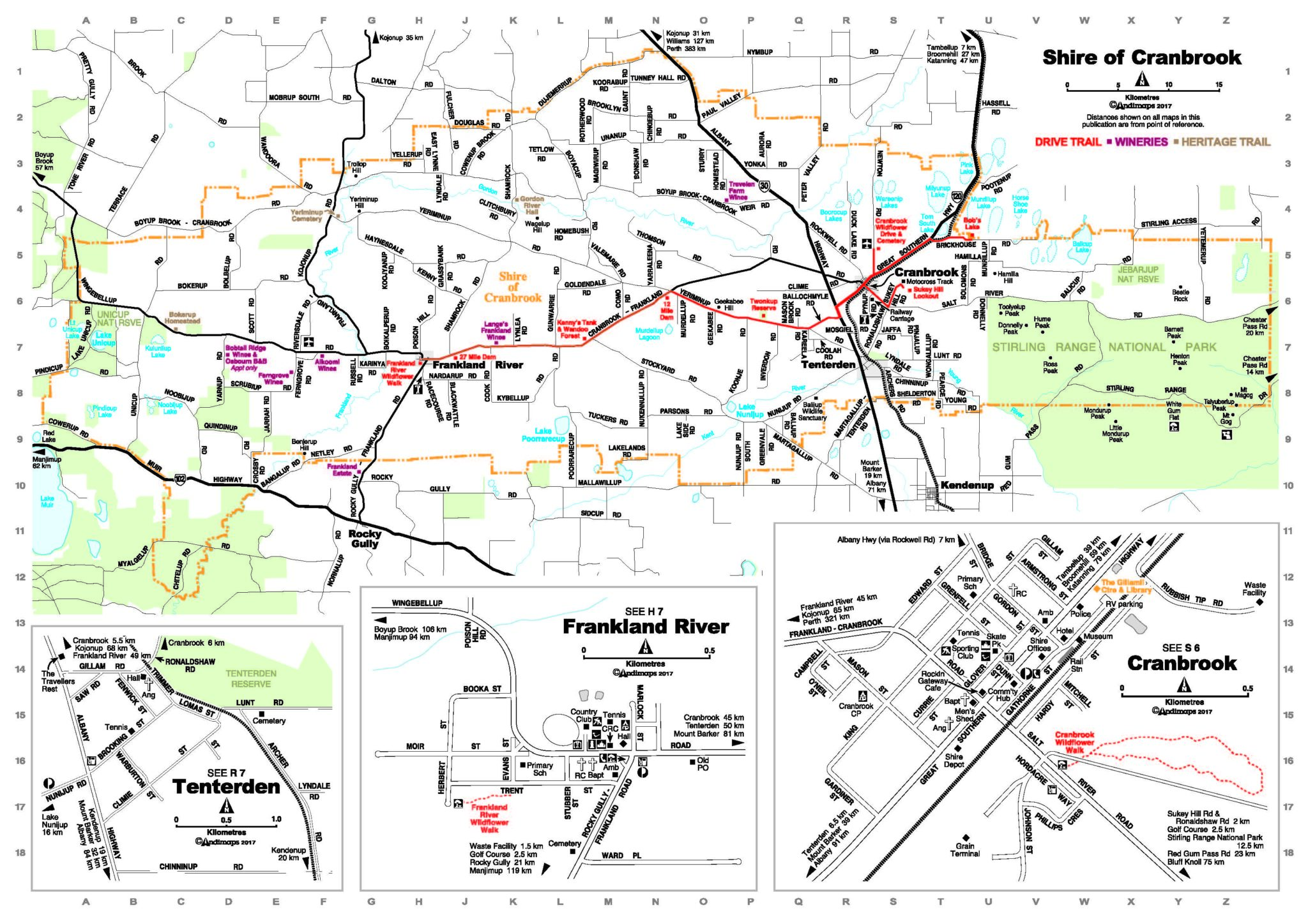 Area Map Shire of Cranbrook